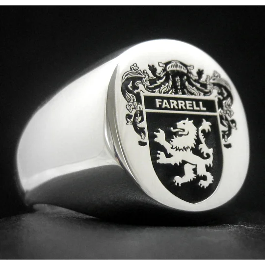 Farrell Coat of Arms Ring