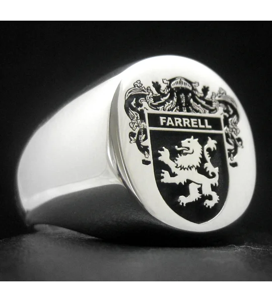 Farrell Coat of Arms Ring