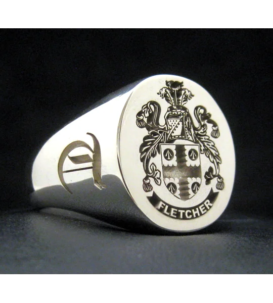Fletcher Family Crest Ring