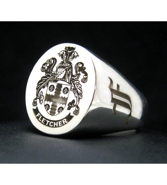 Fletcher Family Crest Ring