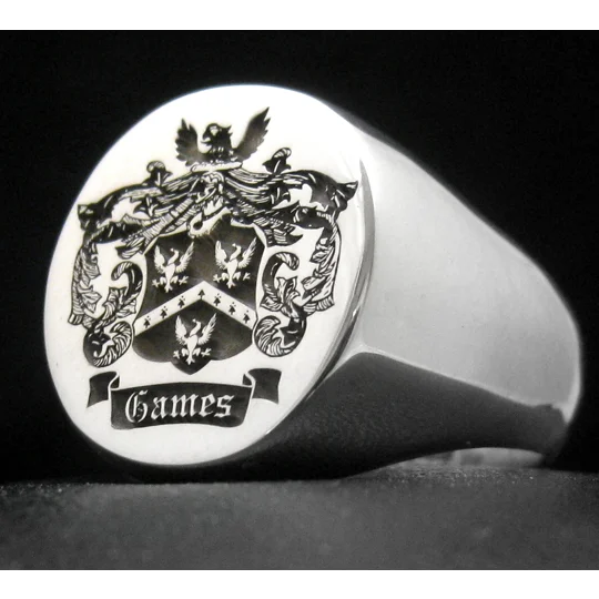 Games Family Crest Ring