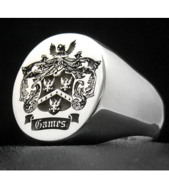 Games Family Crest Ring