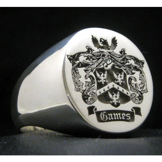 Games Family Crest Ring