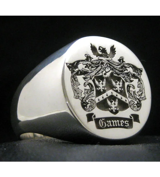 Games Family Crest Ring