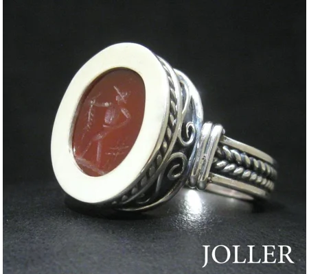 Antique Signet Ring God Hermes