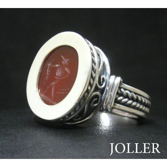 Antique Signet Ring God Hermes