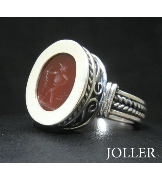 Antique Signet Ring God Hermes