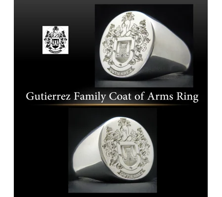 Gutierrez Coat of Arms Ring