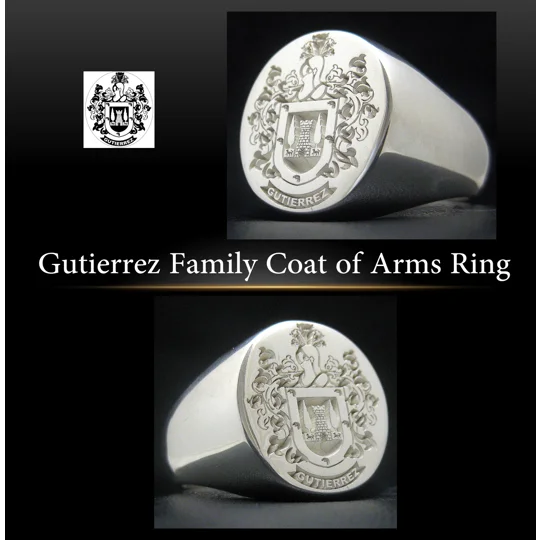 Gutierrez Coat of Arms Ring