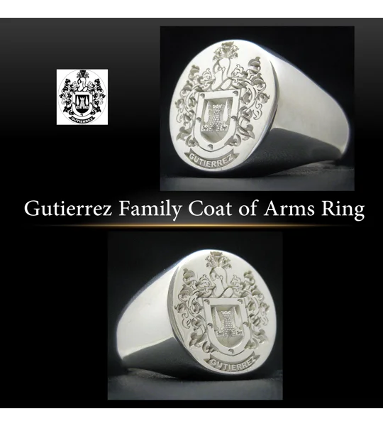 Gutierrez Coat of Arms Ring