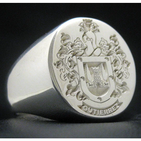 Gutierrez Coat of Arms Ring
