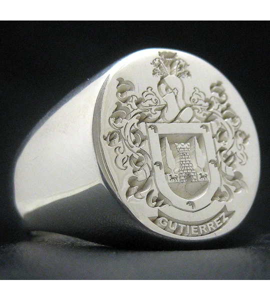 Gutierrez Coat of Arms Ring