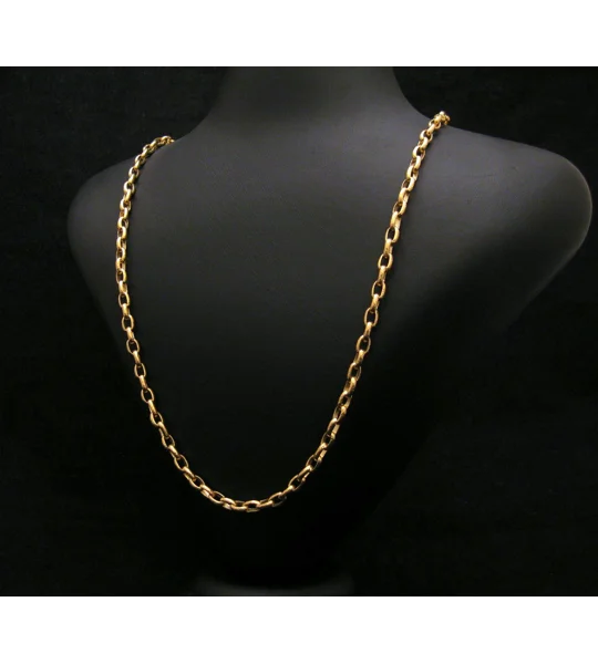 Hammered Gold Chain