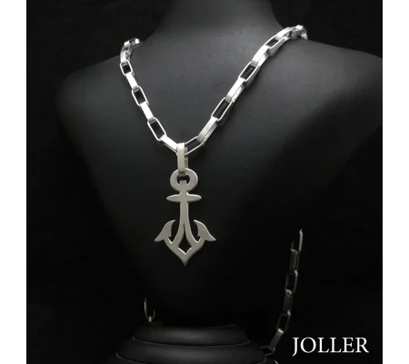 Silver Anchor Necklace