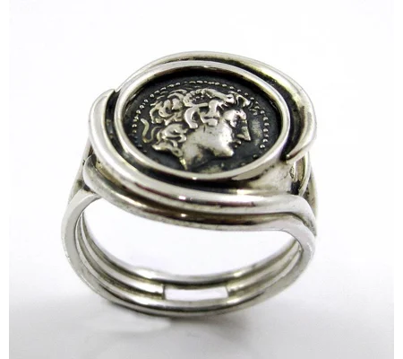 Handmade Alexander the Great Ring Large