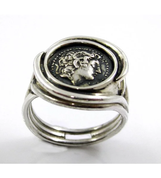 Handmade Alexander the Great Ring Large