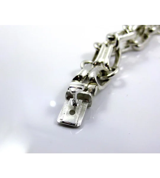Mens Silver Bracelet - Handmade