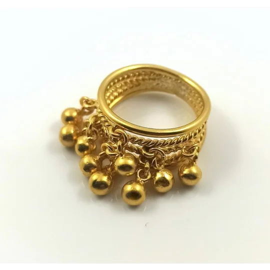 Gold Ring Filigree / Spheres