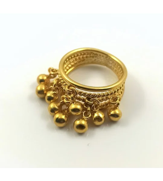 Gold Ring Filigree / Spheres