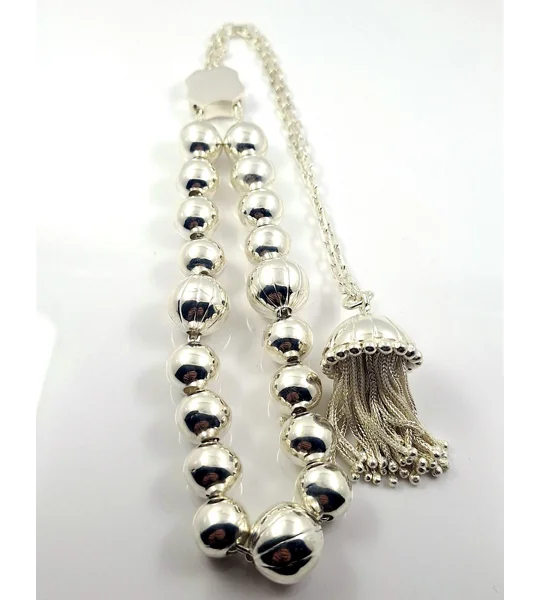 Worry Beads Handmade in Sterling Silver 925