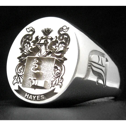 Hayes Family Crest Ring