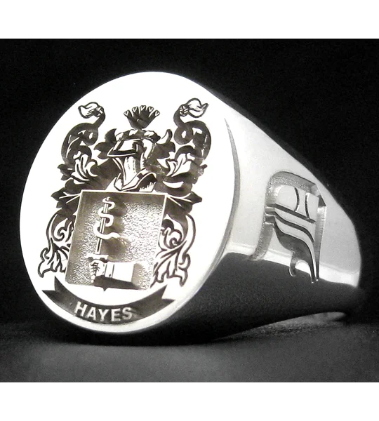 Hayes Family Crest Ring