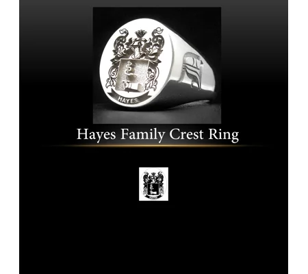 Hayes Family Crest Ring