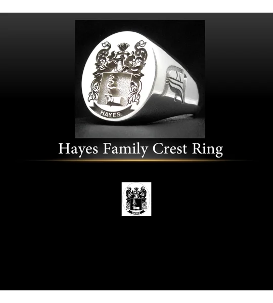 Hayes Family Crest Ring