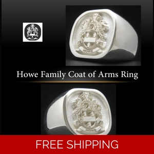 Howe Coat of Arms Ring