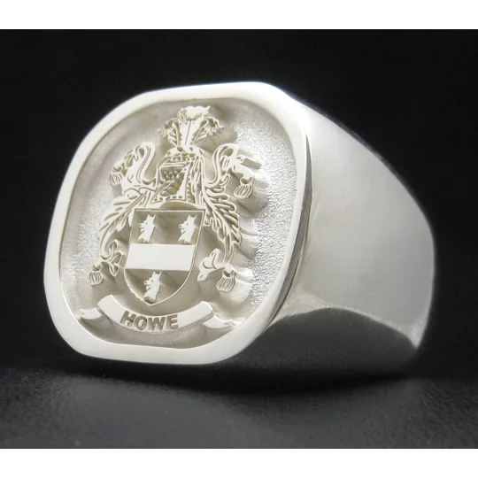 Square Platinum Rings - Custom