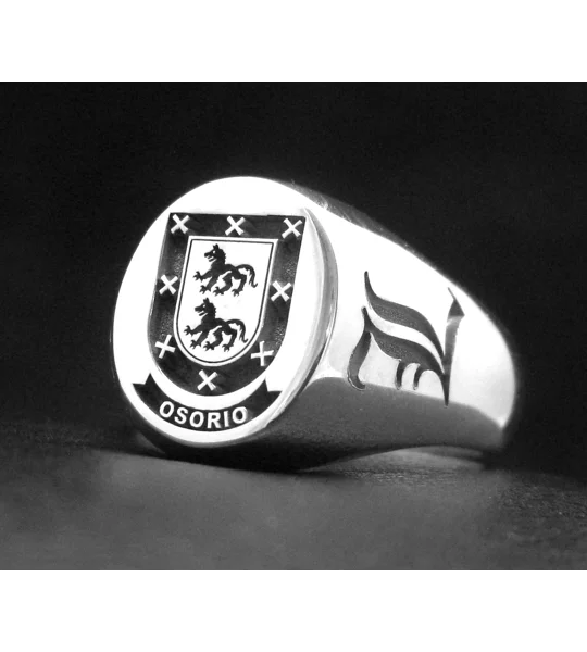 Osorio Coat of Arms Ring