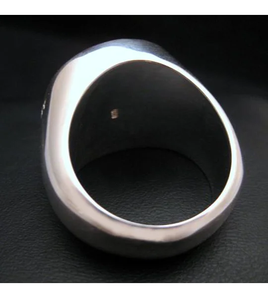 Custom Made Round Family Crest Ring
