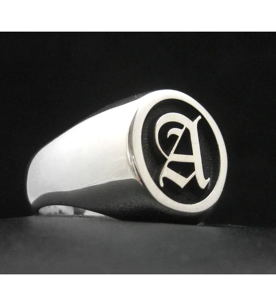 monogram ring mens