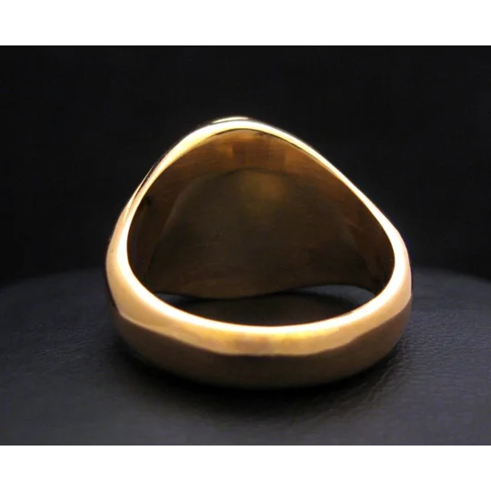 Solid Gold Custom Made Family Crest Antique Ring