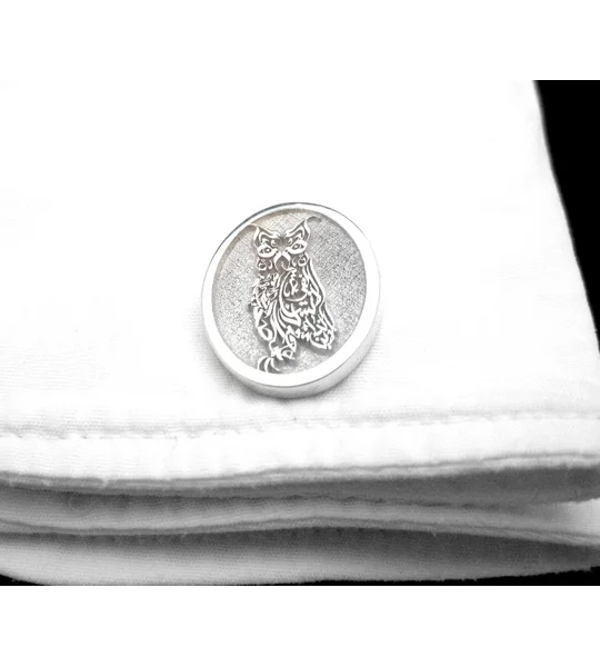 Family Crest Cufflinks Custom Engraved
