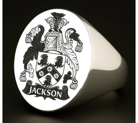 Jackson Coat of Arms Ring