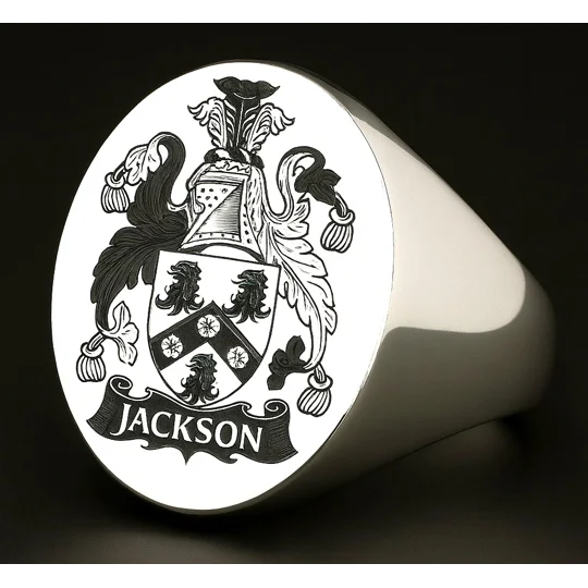 Jackson Coat of Arms Ring