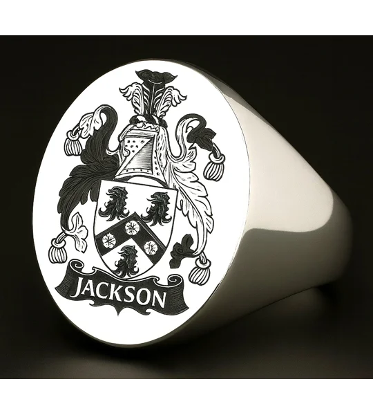 Jackson Coat of Arms Ring