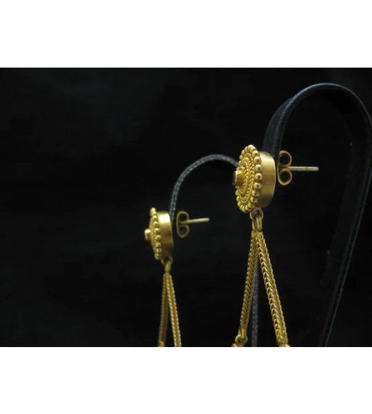 Chandelier Earrings Gold