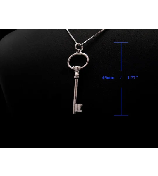 Silver 925 Key Necklace