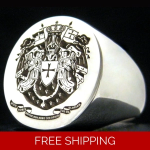 Knights Templar Signet Ring