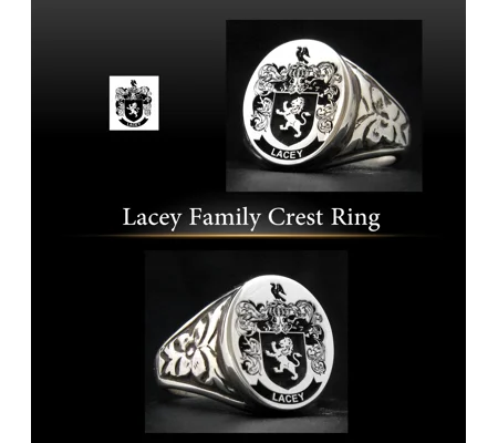 Lacey Family Crest Ring