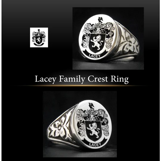 Lacey Family Crest Ring