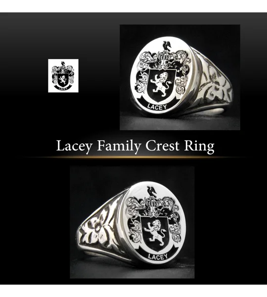 Lacey Family Crest Ring