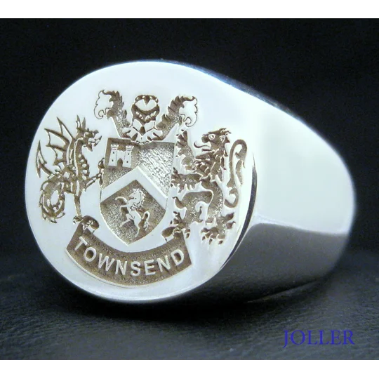 Coat of Arms Round Ring