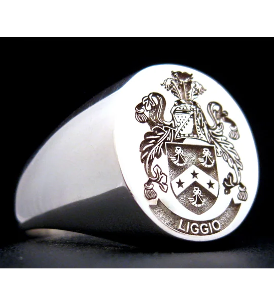 Liggio Family Crest Ring