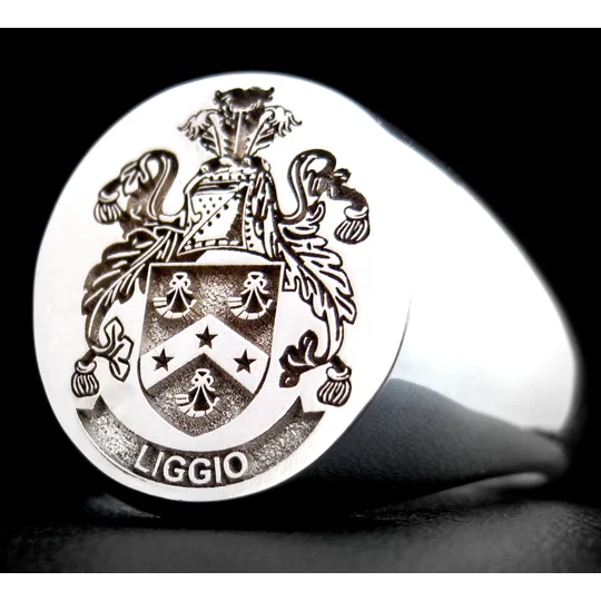 Liggio Family Crest Ring