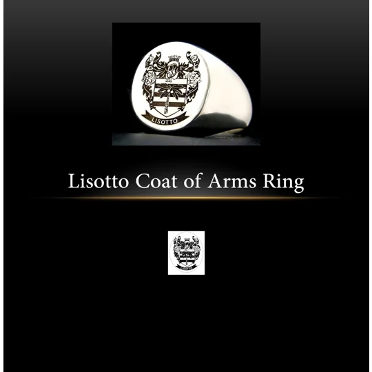 Lisotto coat of arms ring