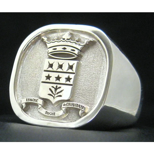 Livaudais Coat of Arms Ring