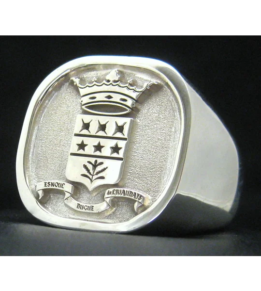 Livaudais Coat of Arms Ring